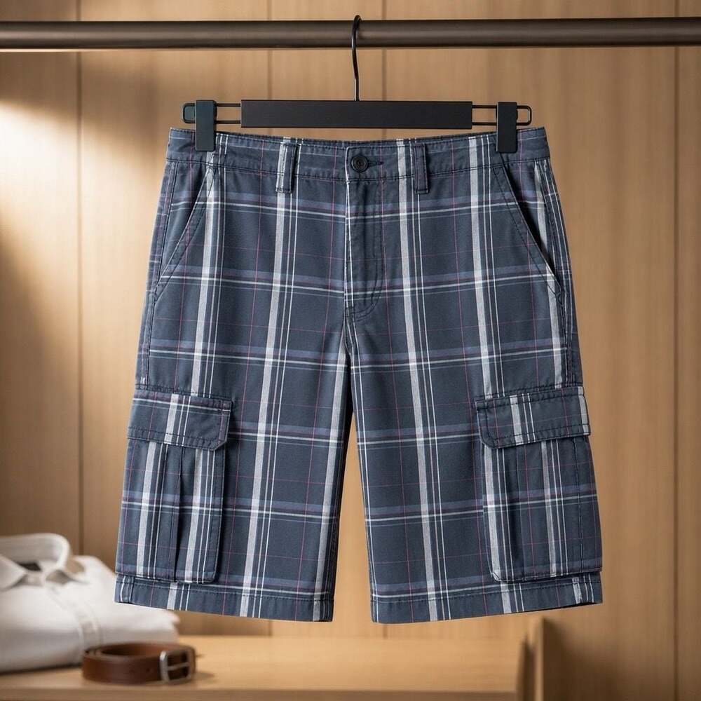 The Foundry Supply Co. Plaid Cargo Shorts Size 44 #567